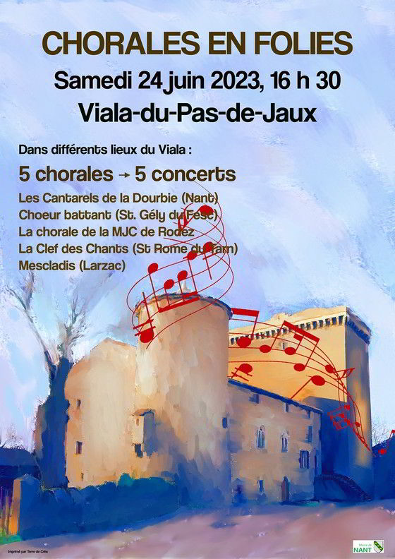 « Chorales en Folies » au Viala-du-Pas-de-Jaux le 24 Juin: Une Symphonie d’Harmonies